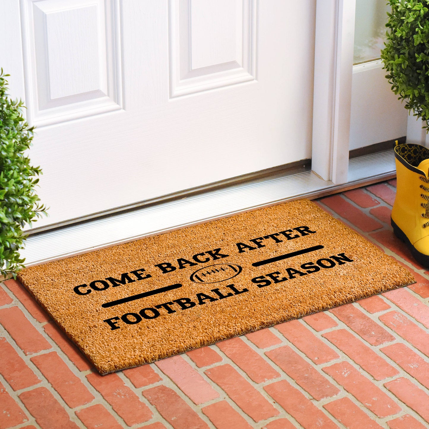 Calloway Mills Come Back After Football Season Doormat: 17'' x 29''