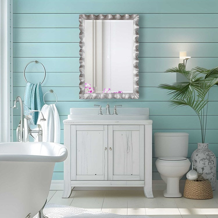 Haya Silver Vanity Mirror