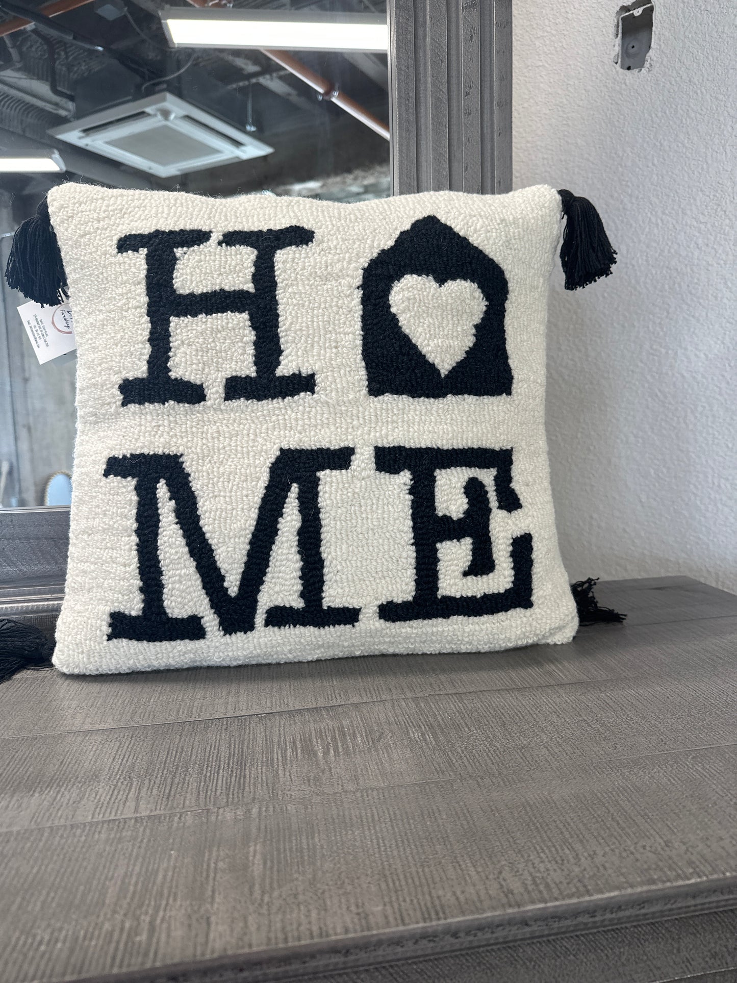 Home Punch Hook Pillow