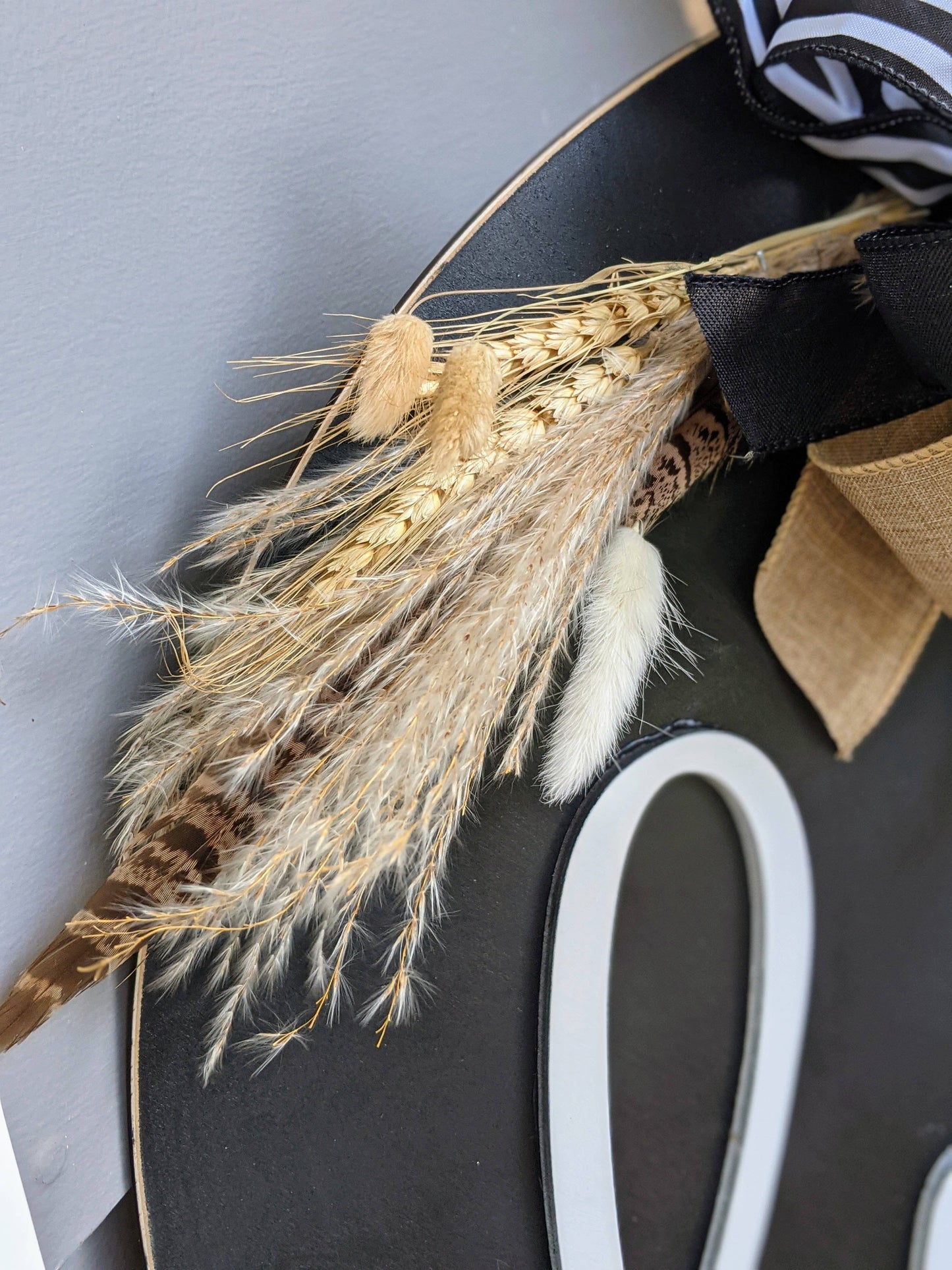 Boho Hello Black Door Hanger